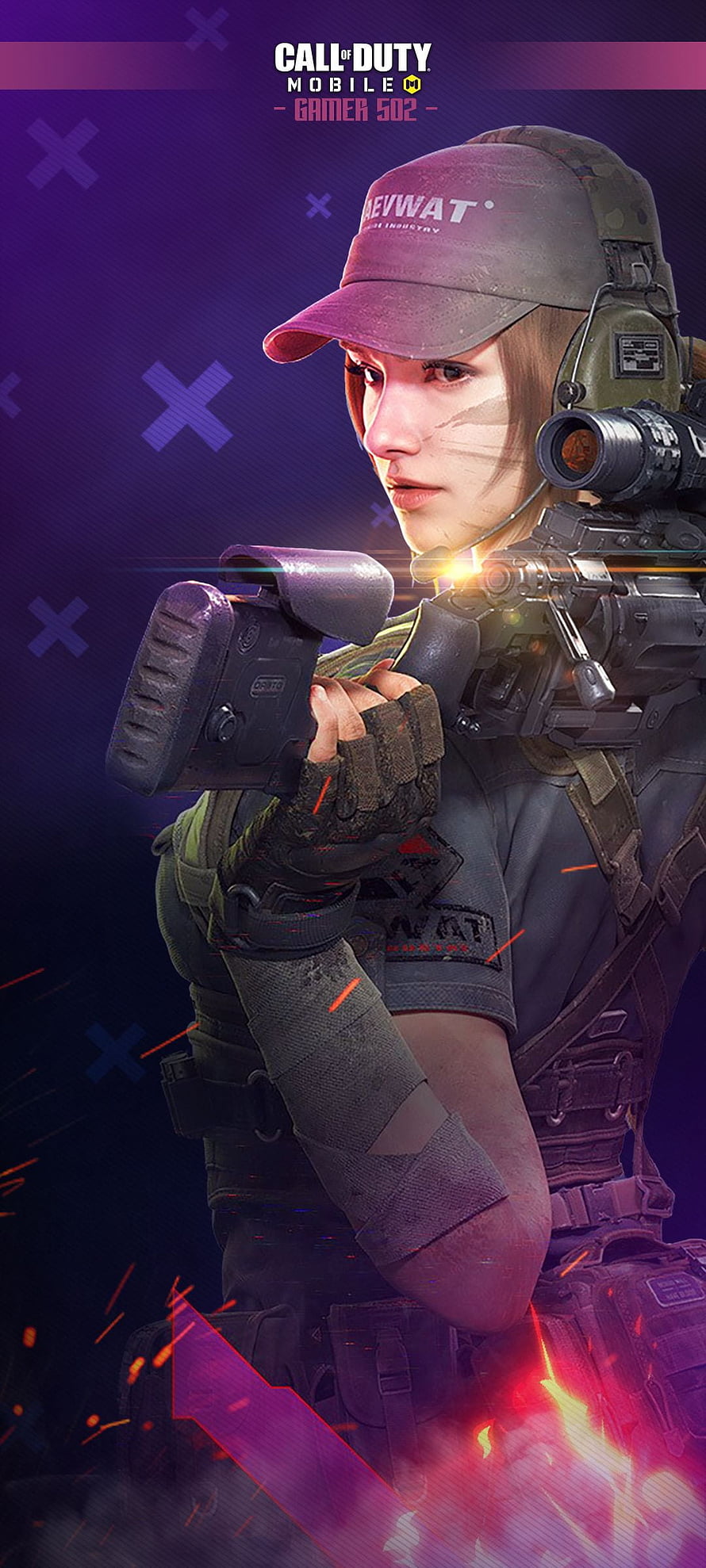 Call of Duty Mobile Urban Tracker Operator with Tactical Rifle and Combat Gear HD phone wallpaper