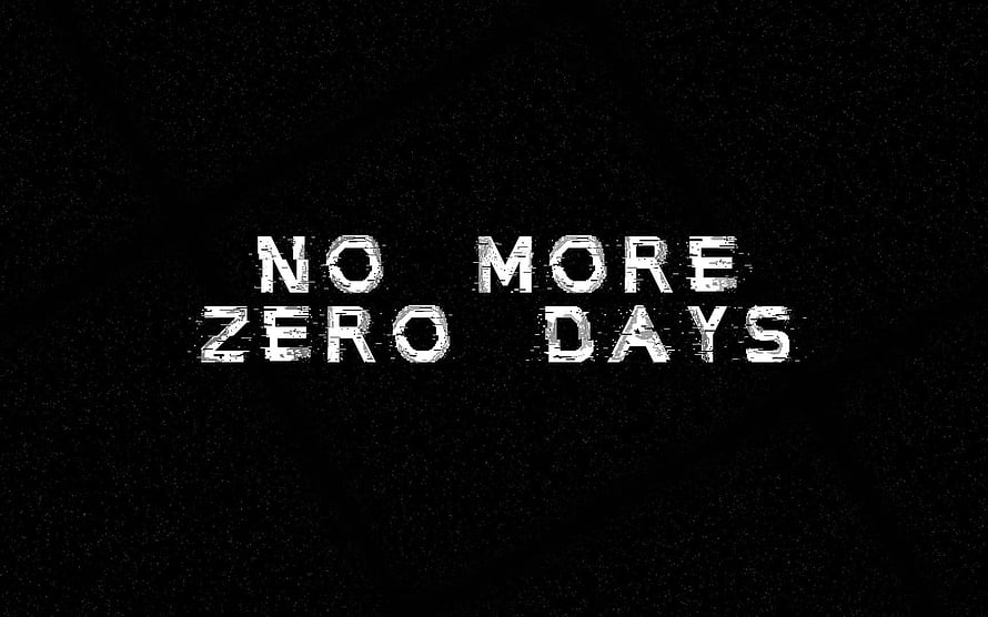 No More Zero Days Distressed Typography on Black Background HD wallpaper
