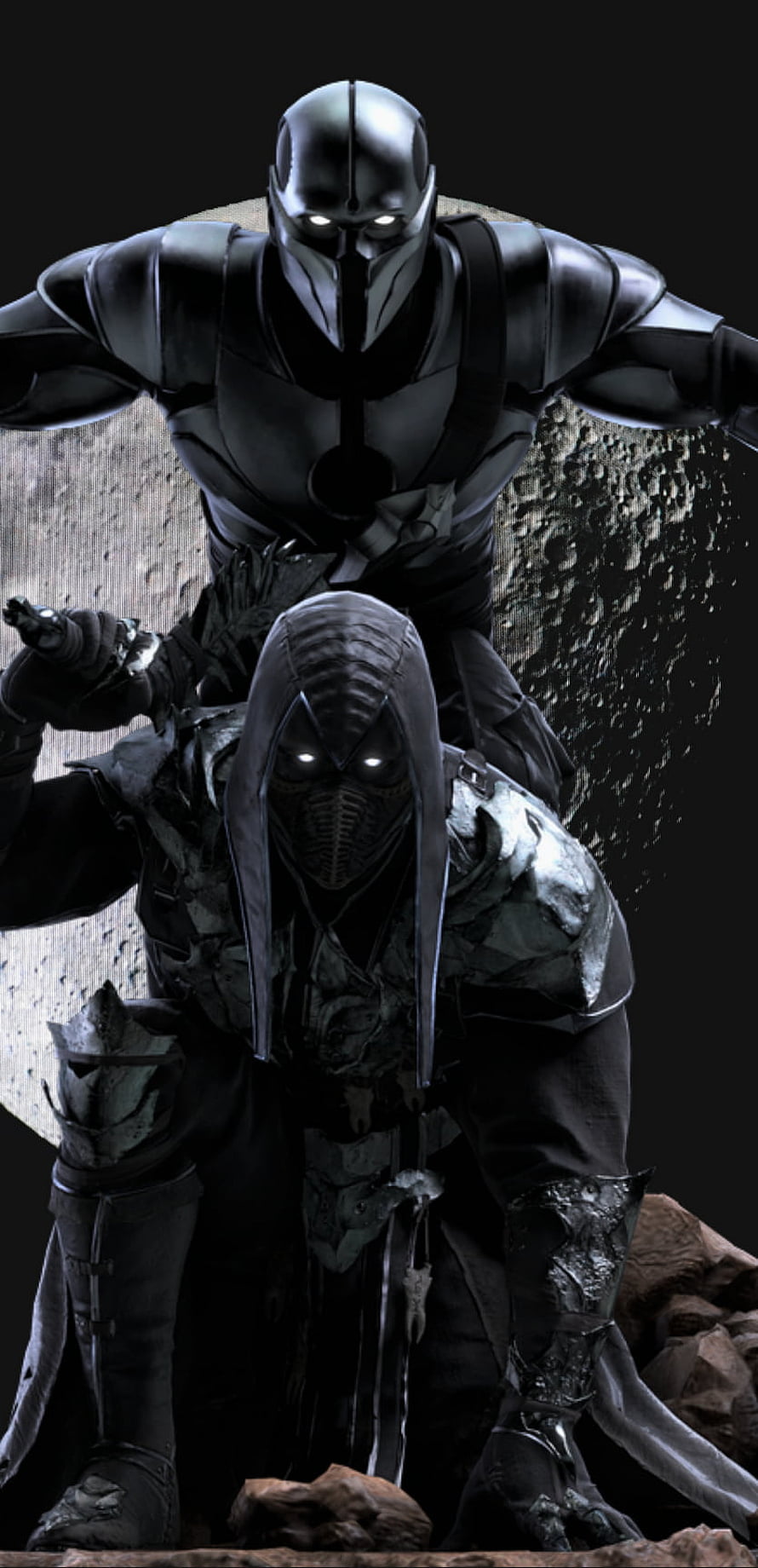 Noob Saibot and Subzero Dark Ninja Warriors from Mortal Kombat 11 HD phone wallpaper