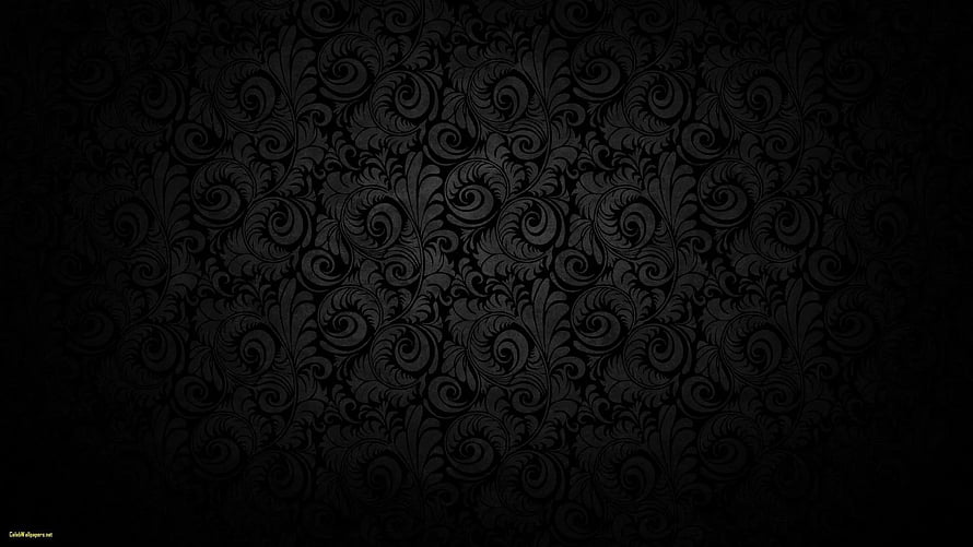Dark Baroque Floral Pattern with Ornate Swirls and Elegant Scrollwork Design HD wallpaper