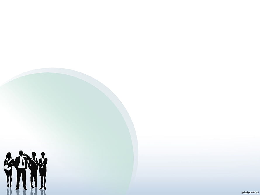 Minimalist Business Team Silhouette on Soft Mint Gradient Background HD wallpaper