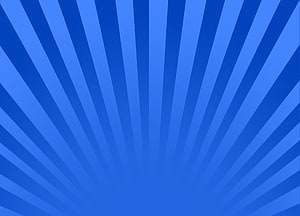 Blue Radial Sunburst Pattern with Alternating Stripes and Central Glow HD wallpaper