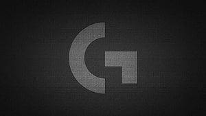 Logitech Gaming G Logo Minimalist Dark Background HD wallpaper