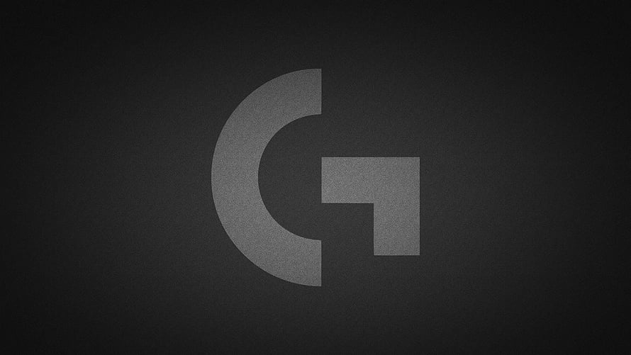 Logitech Gaming G Logo Minimalist Dark Background HD wallpaper
