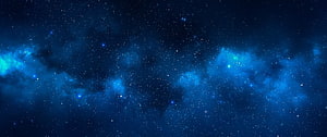 Vast Blue Nebula and Starfield Across the Deep Cosmos HD wallpaper
