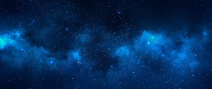 Vast Blue Nebula and Starfield Across the Deep Cosmos HD wallpaper