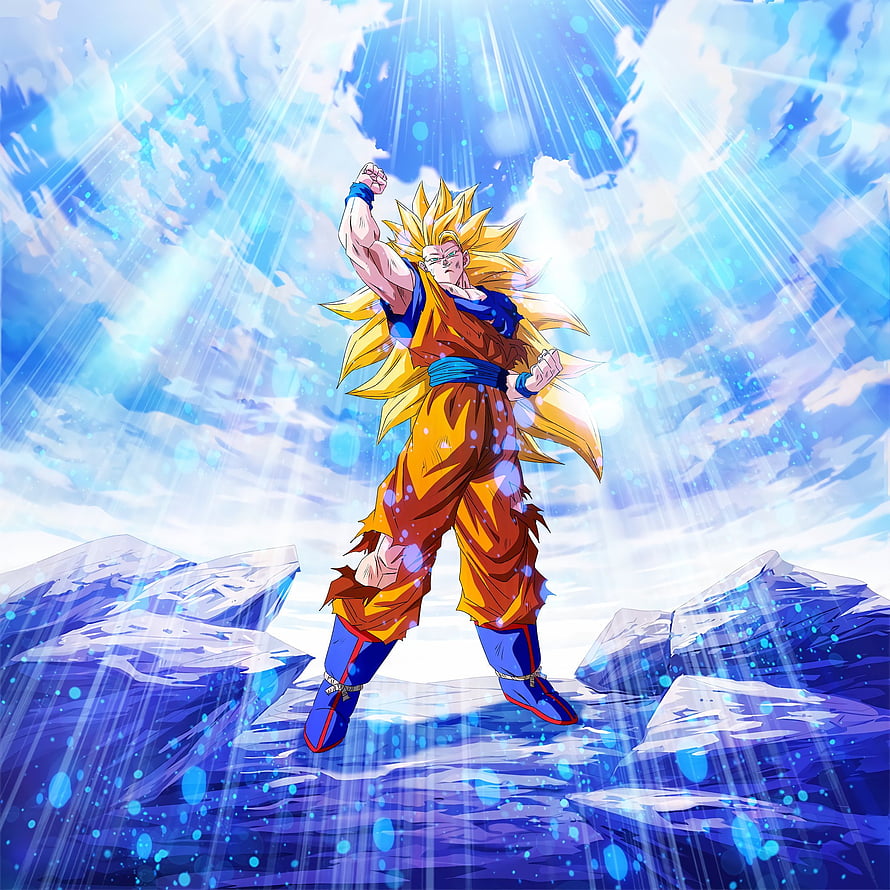 Goku Super Saiyan 3 Dragon Ball Z Anime Character Artwork HD phone wallpaper