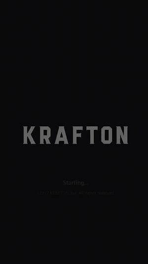 Krafton Game Developer Logo on Dark Background HD phone wallpaper