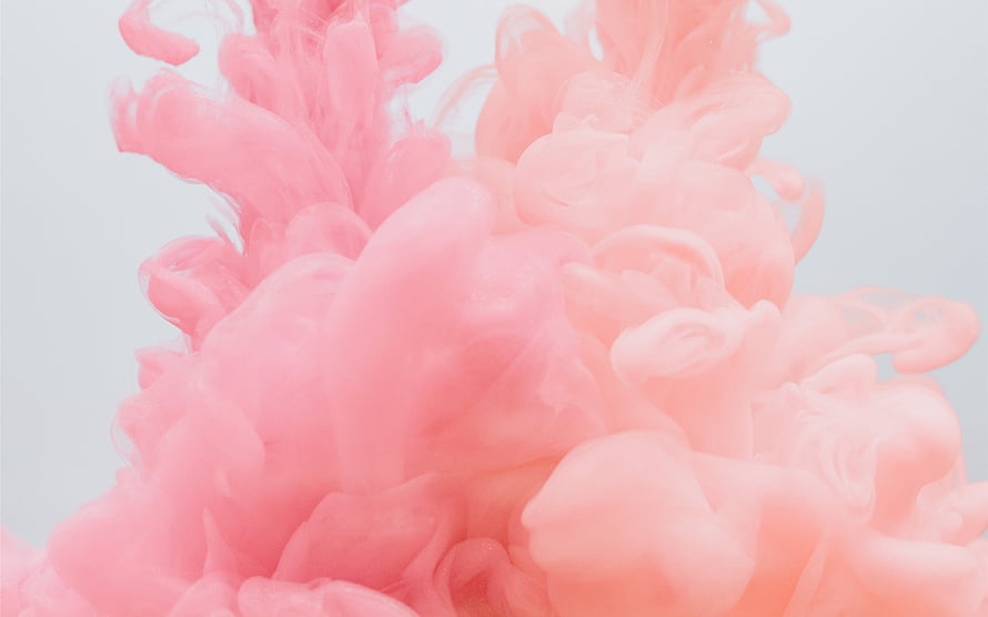 Soft Pink Ink Clouds Billowing in Clear Water Abstract Macro Photography HD wallpaper