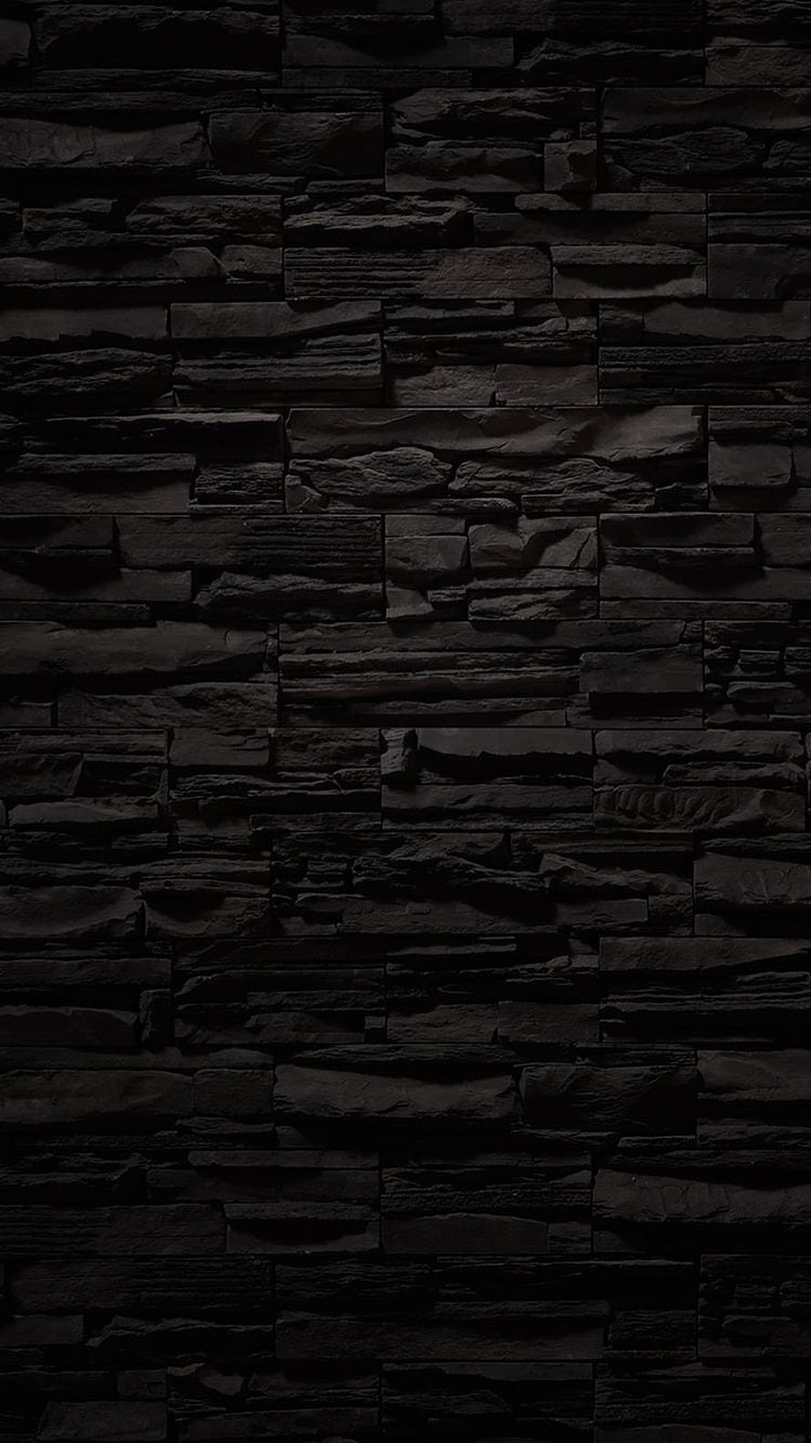 Dark Stacked Stone Wall Texture with Rough Natural Brickwork Pattern HD phone wallpaper