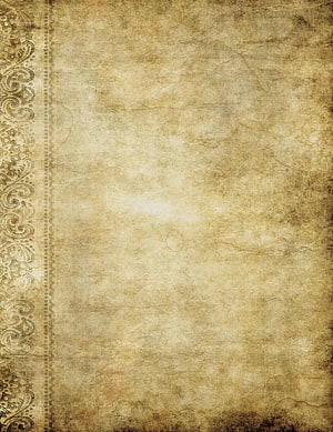 Vintage Parchment Texture with Ornate Floral Border and Aged Paper Details HD phone wallpaper