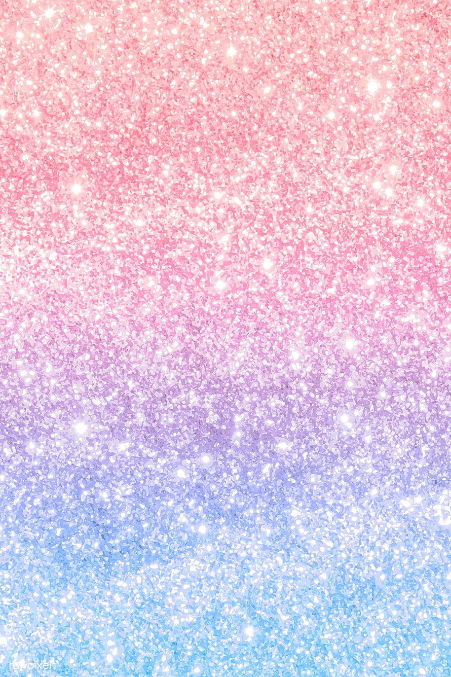 Pastel Pink and Blue Glitter Gradient Texture with Sparkling White Highlights HD phone wallpaper