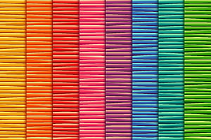 Vibrant Rainbow Stripes Abstract Texture with Horizontal Wavy Lines and Colorful Bands HD wallpaper