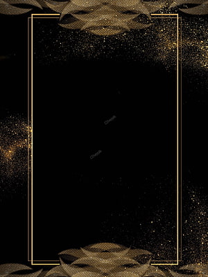 Luxurious Black and Gold Sparkling Frame with Elegant Geometric Border Design HD phone wallpaper