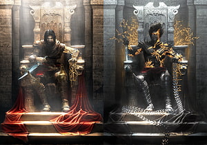 Prince of Persia The Two Thrones Dual Throne Concept Art HD wallpaper