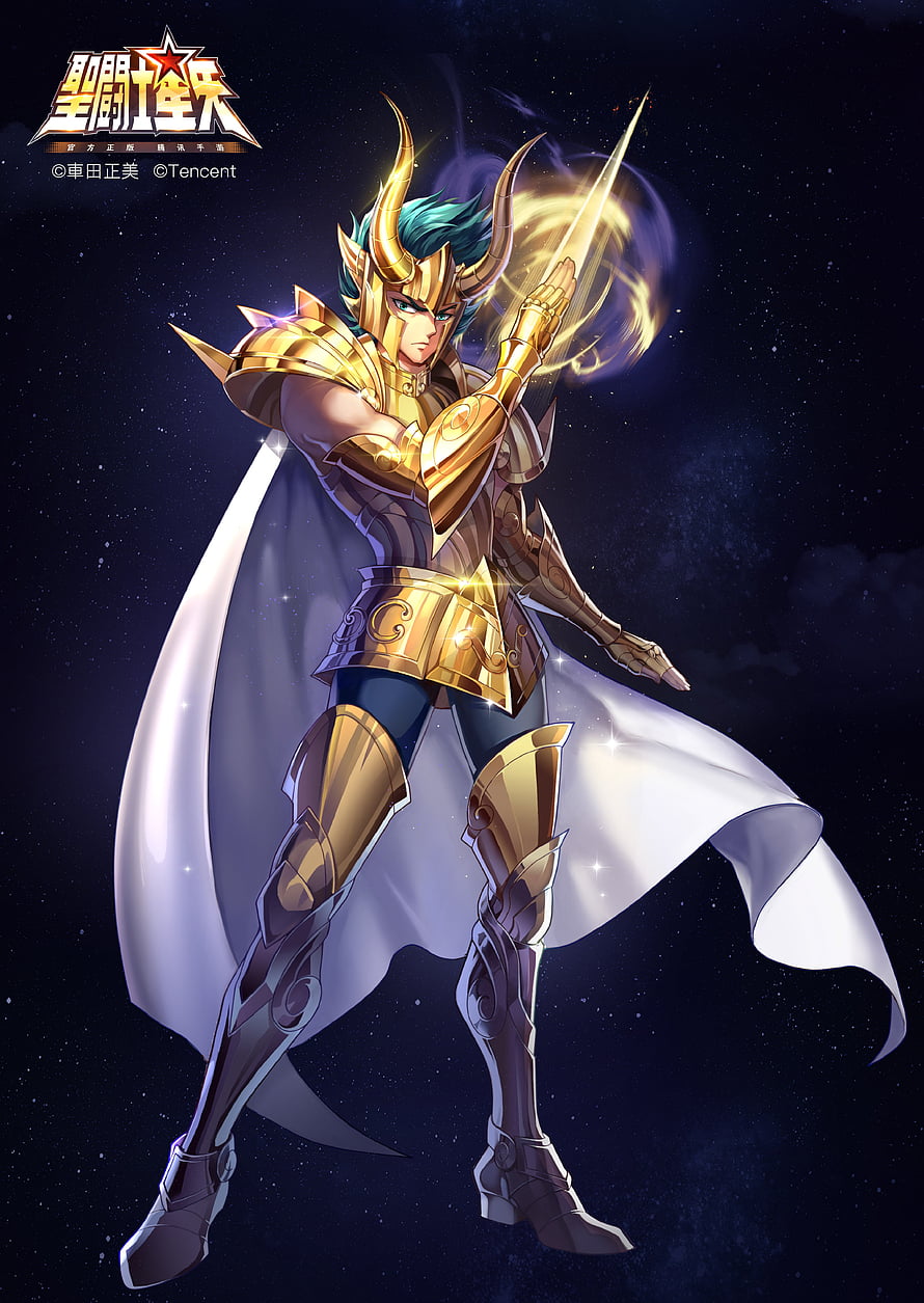 Shura of Capricorn in Gold Cloth from Saint Seiya Awakening HD phone wallpaper