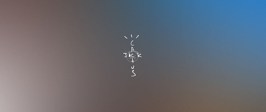 Cactus Jack Season 2 Minimalist Gradient Logo Wallpaper HD wallpaper