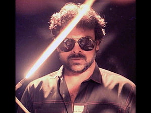Chiranjeevi in Aviator Sunglasses with Dramatic Light Beam HD wallpaper
