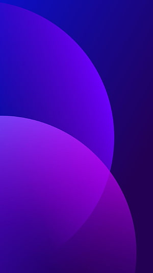 Oppo Purple Abstract Gradient Wallpaper with Overlapping Geometric Circles HD phone wallpaper