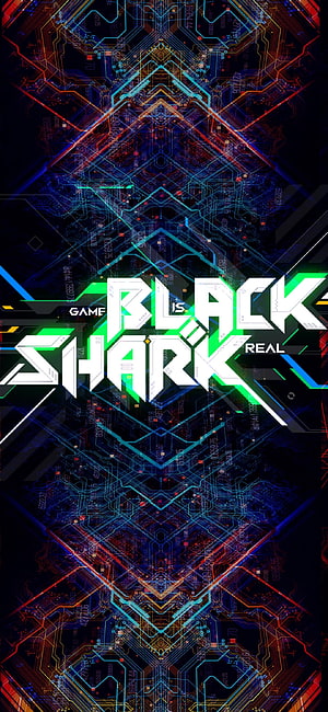 Black Shark 4 Gaming Phone Cyberpunk Circuit Board Wallpaper HD phone wallpaper