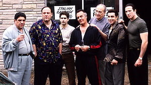 The Sopranos Cast Group Photo in Front of Appliance Store HD wallpaper