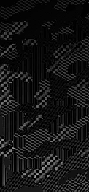 Black Camouflage Pattern with Diagonal Line Texture and Abstract Organic Shapes HD phone wallpaper