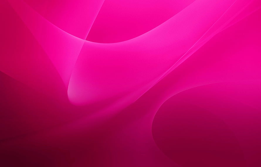 Abstract Pink Gradient with Soft Curved Geometric Shapes and Matte Finish HD wallpaper