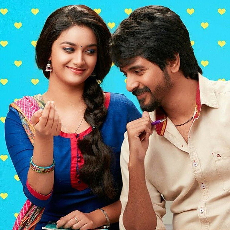 Sivakarthikeyan and Actress in Romantic Tamil Movie Scene HD phone wallpaper