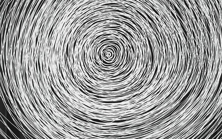 Monochromatic Spiral Line Art Abstract Geometric Pattern Background HD wallpaper