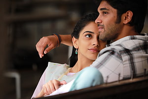 Adithya Varma and Female Co-Star in Intimate Romantic Scene HD wallpaper