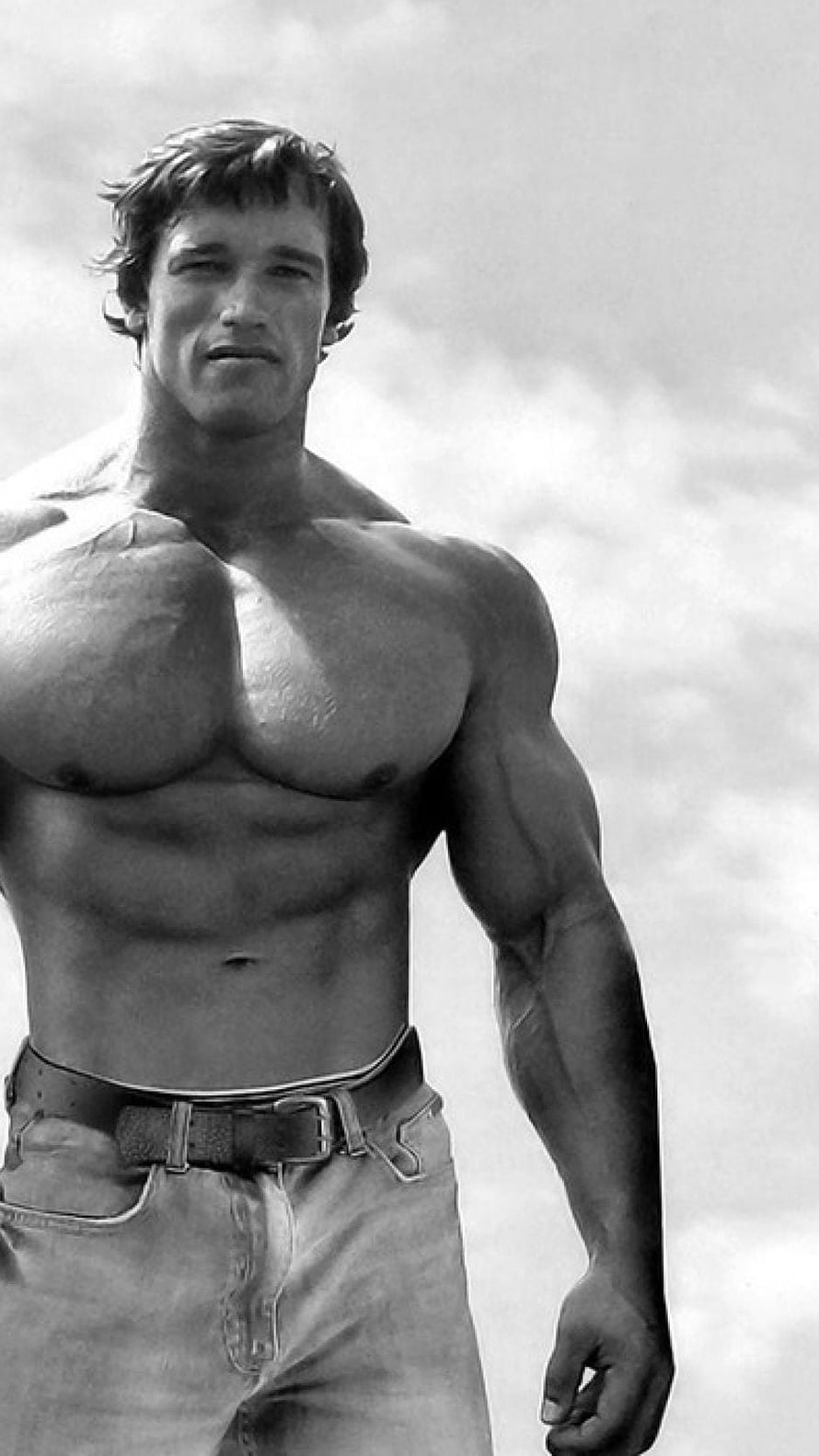 Arnold Schwarzenegger Classic Black And White Bodybuilding Portrait HD phone wallpaper