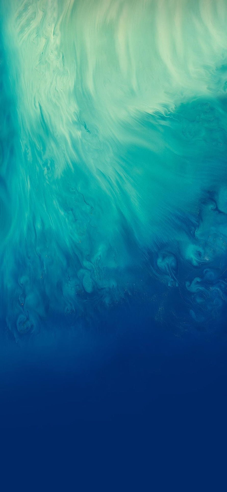 Abstract Aqua Water Texture with Turquoise and Deep Blue Gradient Flow HD phone wallpaper