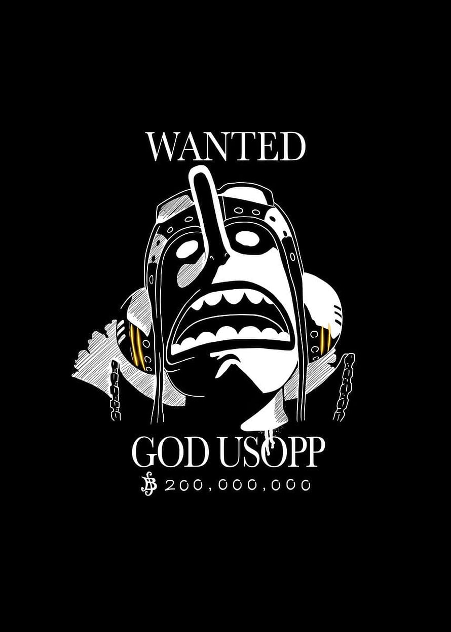 God Usopp Wanted Poster from One Piece with 200 Million Berry Bounty HD phone wallpaper
