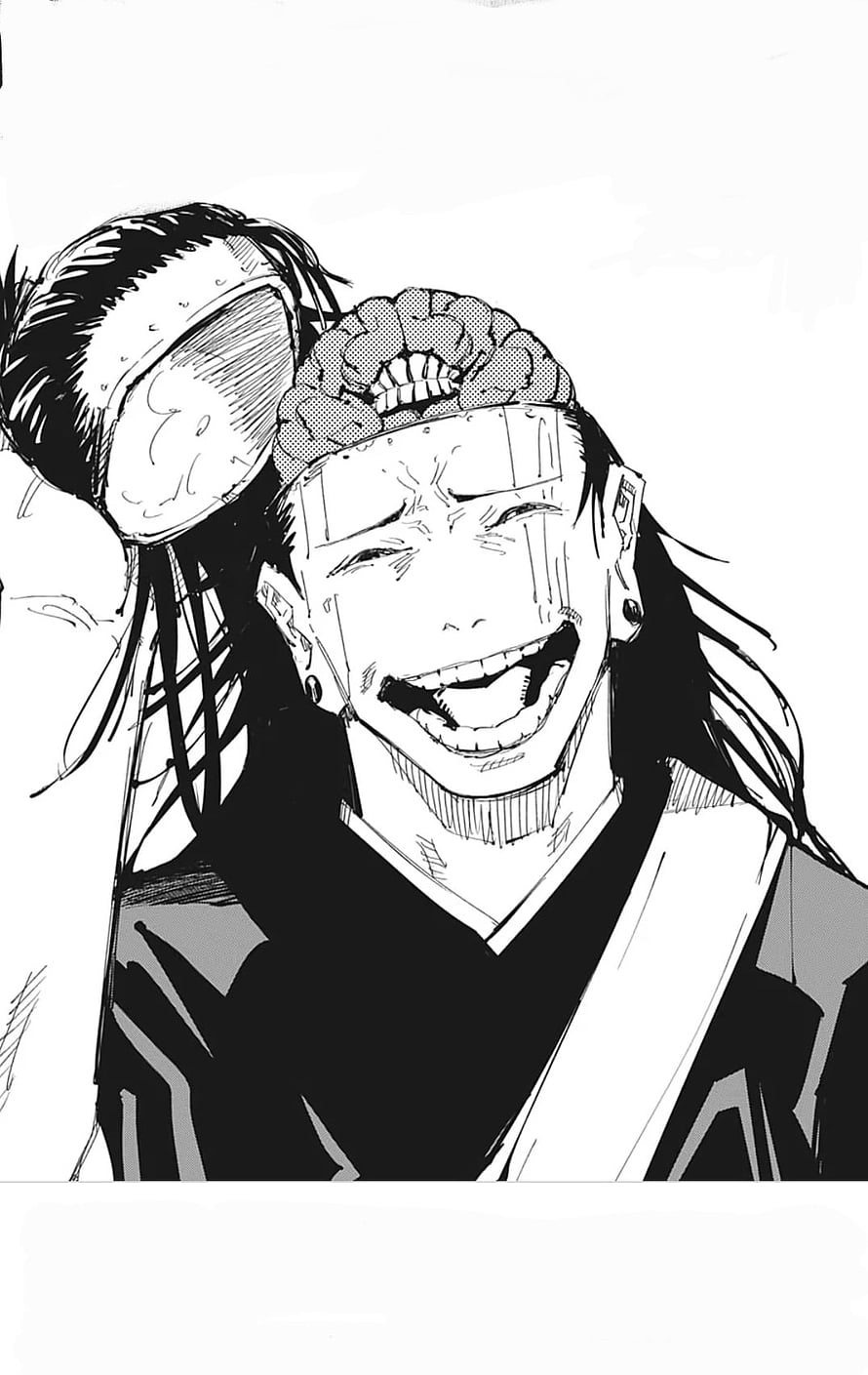 Suguru Geto and Kenjaku Crying Together in Jujutsu Kaisen Manga Panel HD phone wallpaper