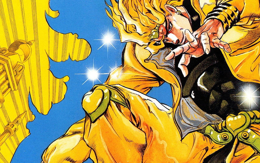 Dio Brando in Golden Suit from JoJo's Bizarre Adventure Part 3 HD wallpaper