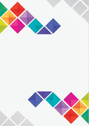 Colorful Geometric Diamond Mosaic Pattern on White Background HD phone wallpaper