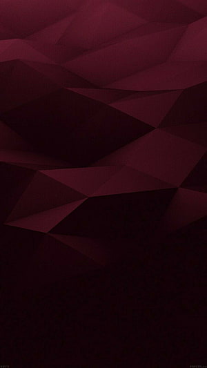 Dark Maroon Geometric Low Poly Abstract Background with Faceted Triangular Patterns HD phone wallpaper