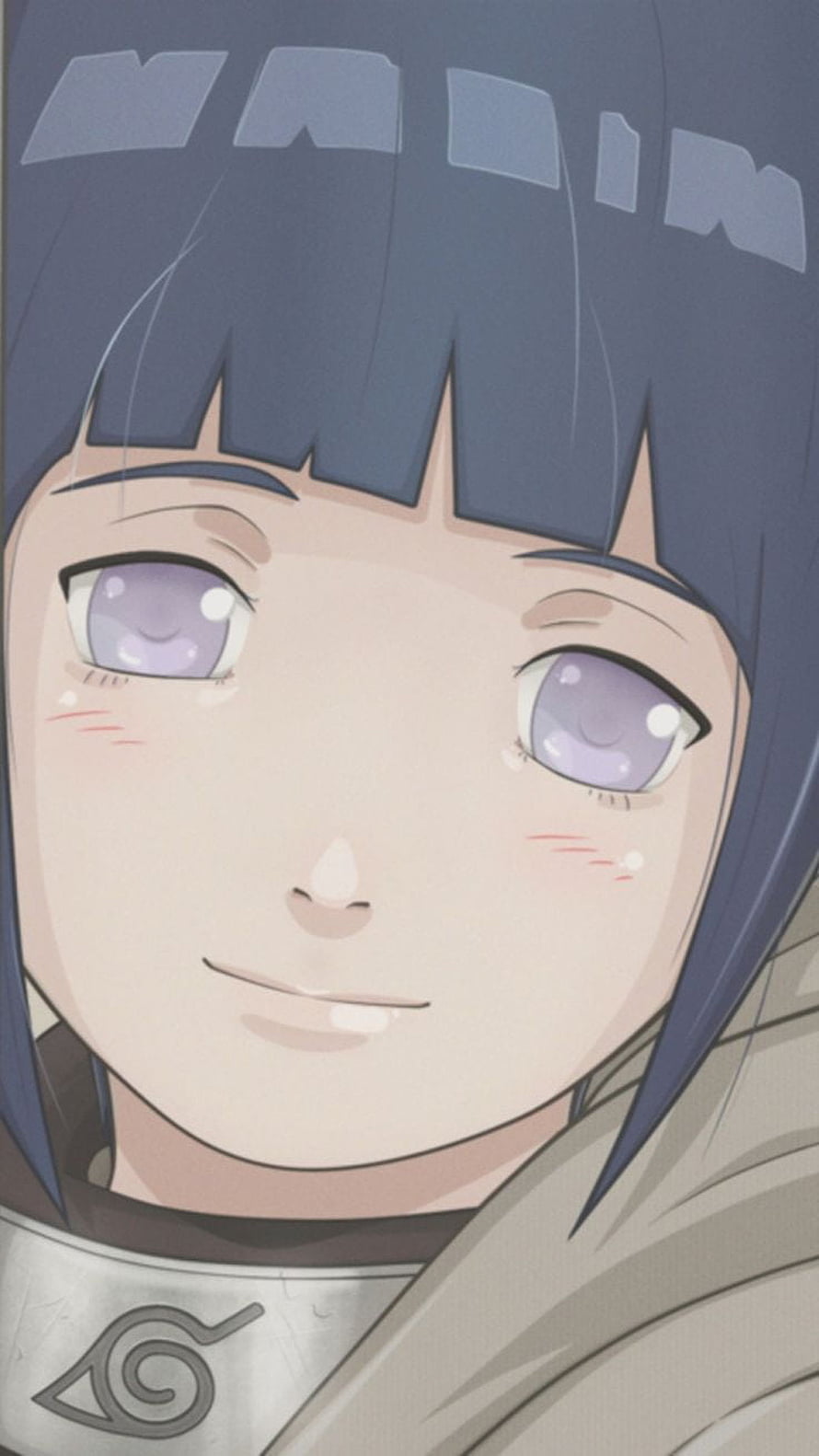Kid Hinata Hyuga Close-Up Portrait From Naruto Anime Series HD phone wallpaper