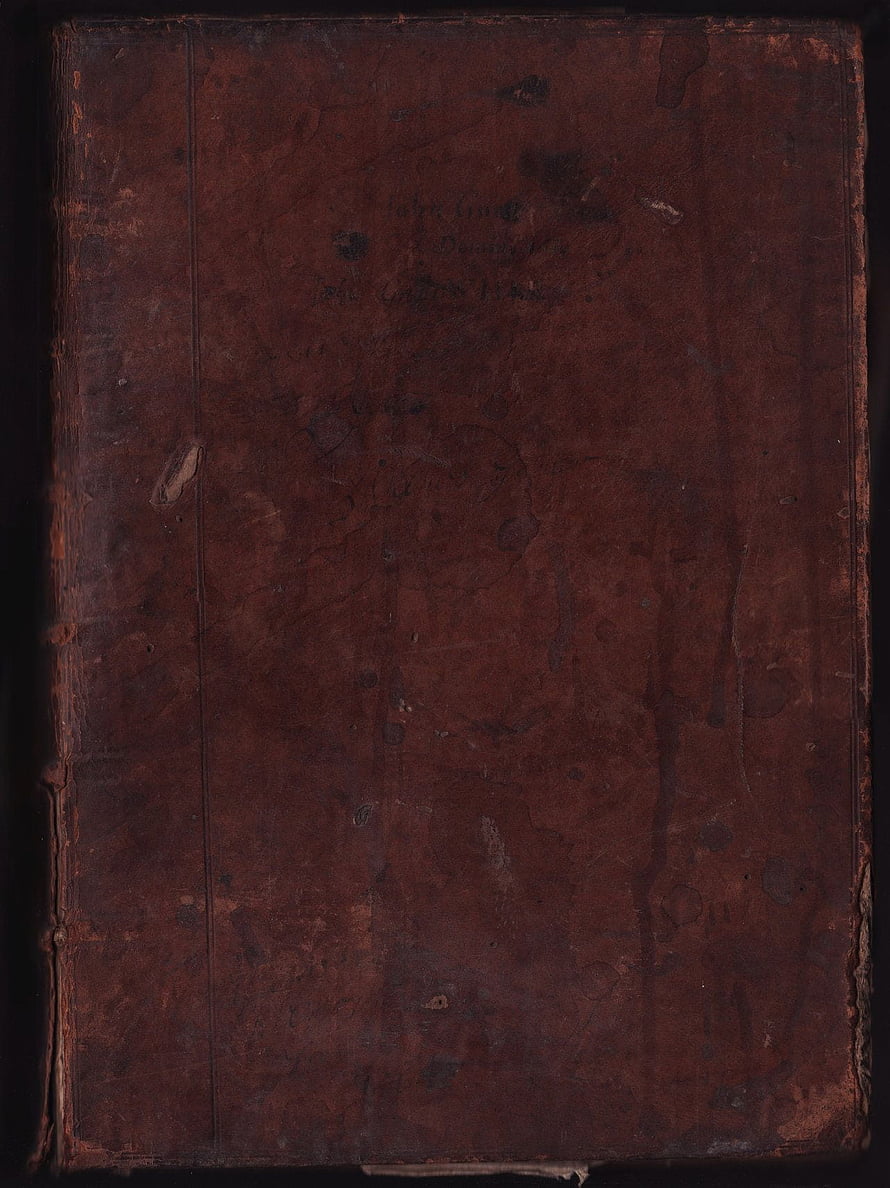 Antique Red Leather Book Cover with Faded Handwritten Inscription and Aged Texture HD phone wallpaper