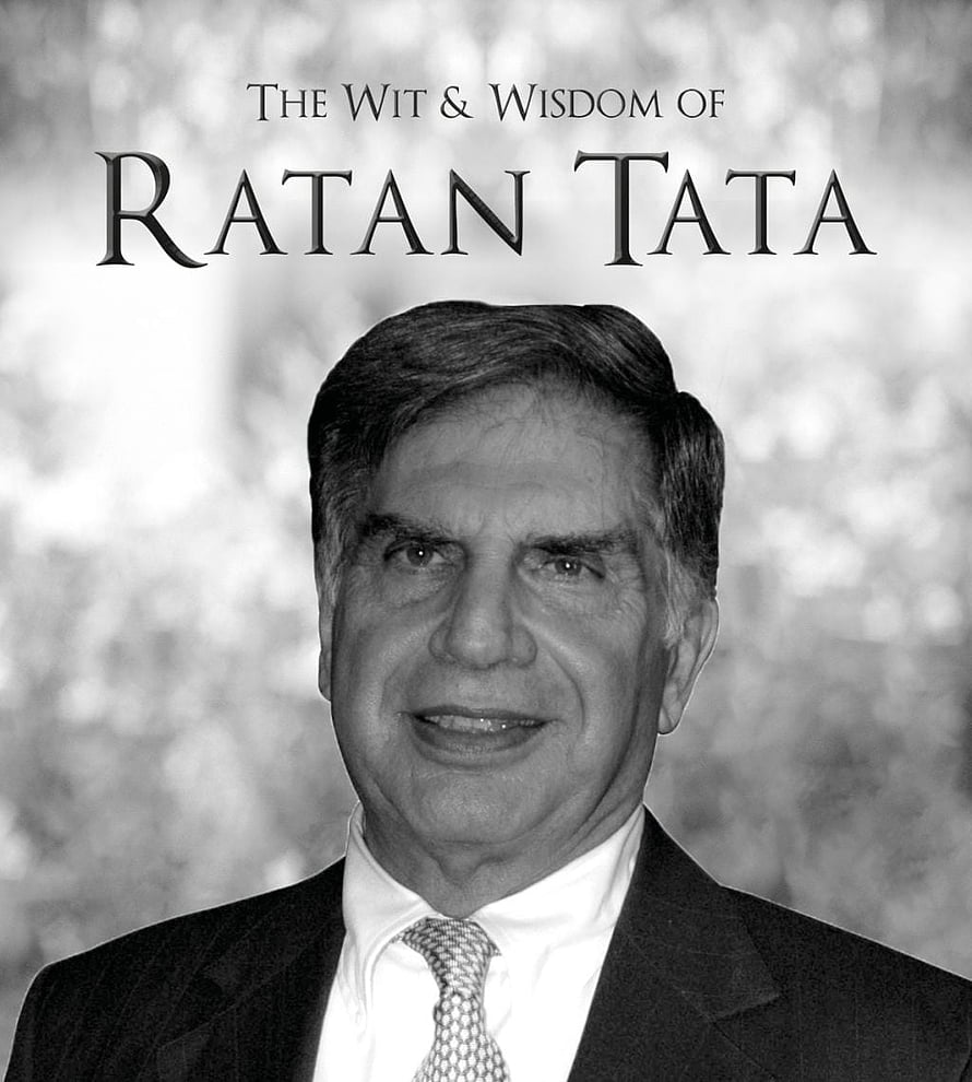 Ratan Tata Black and White Portrait with Formal Business Attire HD phone wallpaper