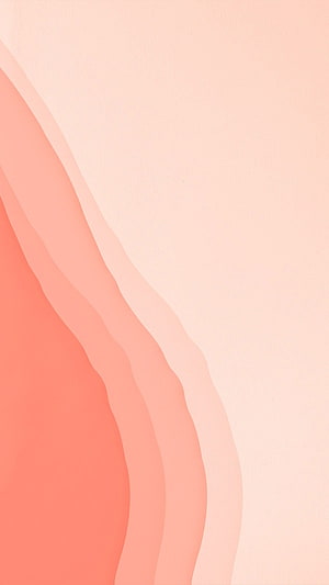 Minimalist Abstract Coral and Peach Gradient Wave Pattern HD phone wallpaper