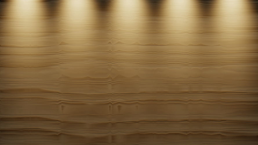Warm Golden Wood Grain Texture with Soft Overhead Spotlight Illumination HD wallpaper
