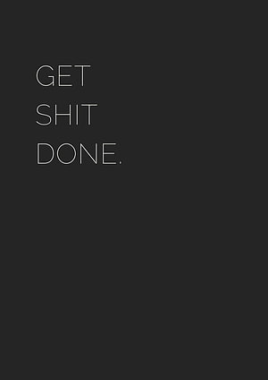 Minimalist Dark Motivational Quote Wallpaper with Bold White Typography HD phone wallpaper