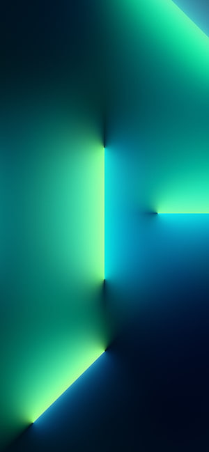 Minimalist Geometric Gradient Wallpaper in Teal and Green Tones HD phone wallpaper