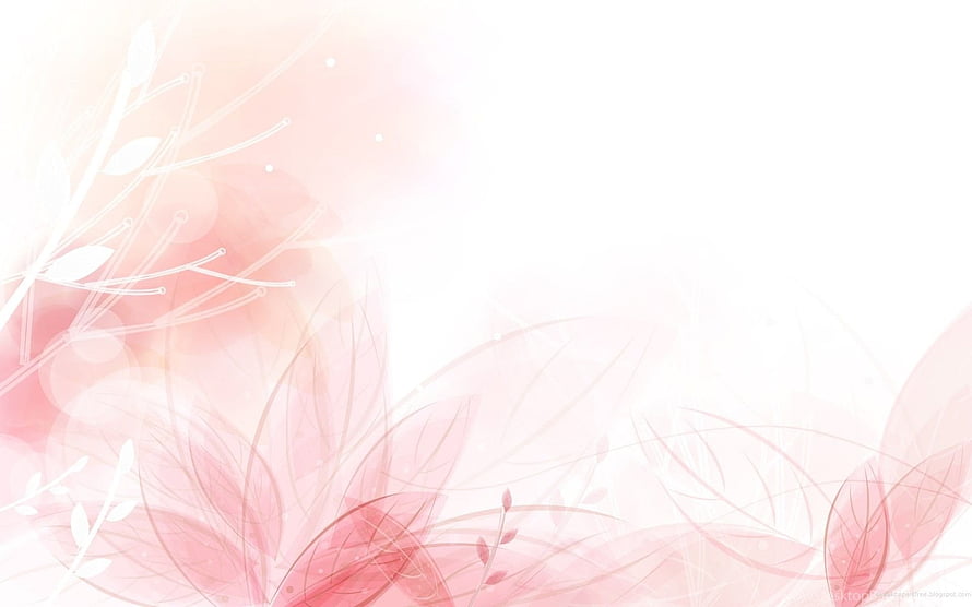 Soft Pink Floral Watercolor Background with Delicate Branches and Bokeh HD wallpaper