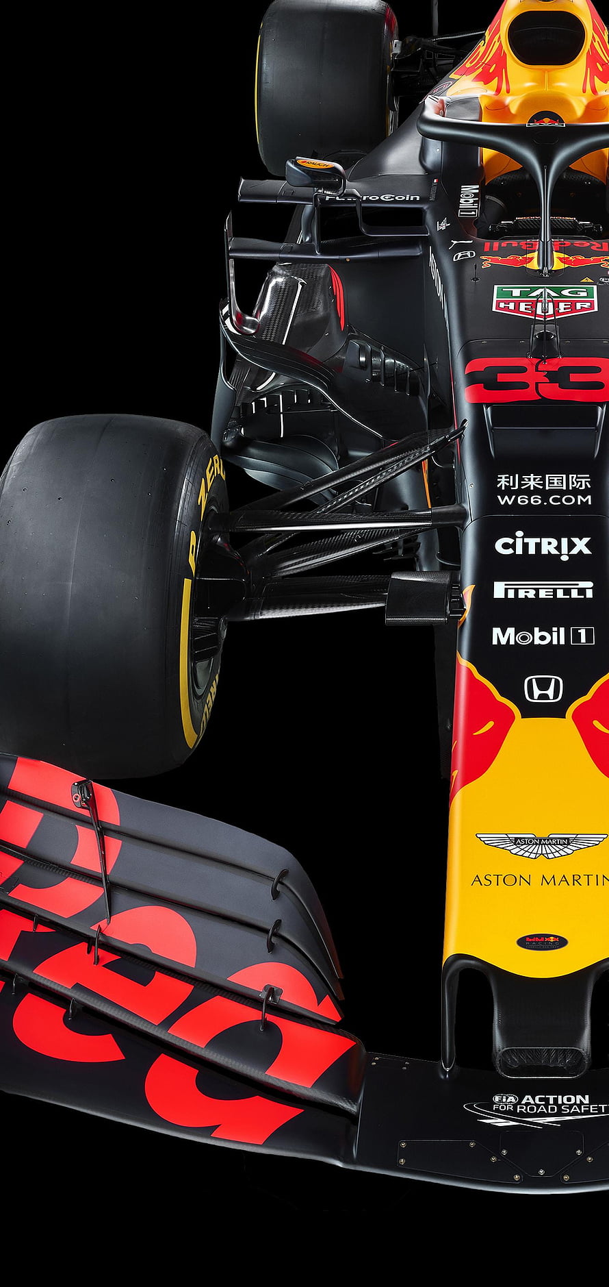 Red Bull Racing Formula 1 Car Front Wing and Nose Close-Up HD phone wallpaper