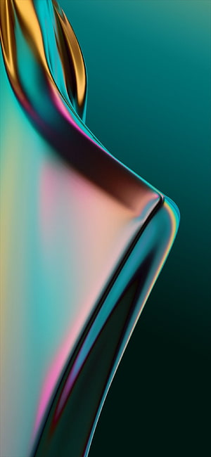 Vivo X60 Pro Iridescent Metallic Edge Close-Up Abstract Wallpaper HD phone wallpaper
