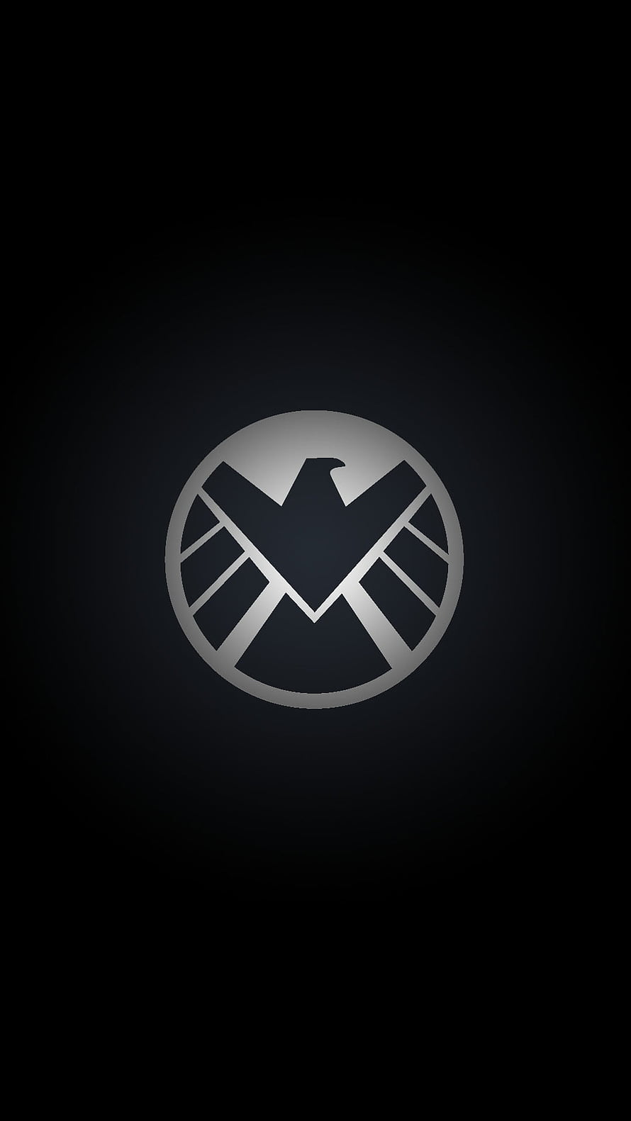 S.H.I.E.L.D. Emblem on Dark Background, Marvel Cinematic Universe Icon HD phone wallpaper