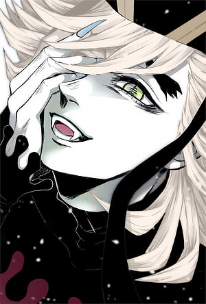 Doma from Demon Slayer Anime Character Close-Up Portrait HD phone wallpaper