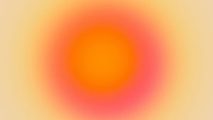 Warm Orange and Pink Gradient Aura Aesthetic Abstract Background HD wallpaper